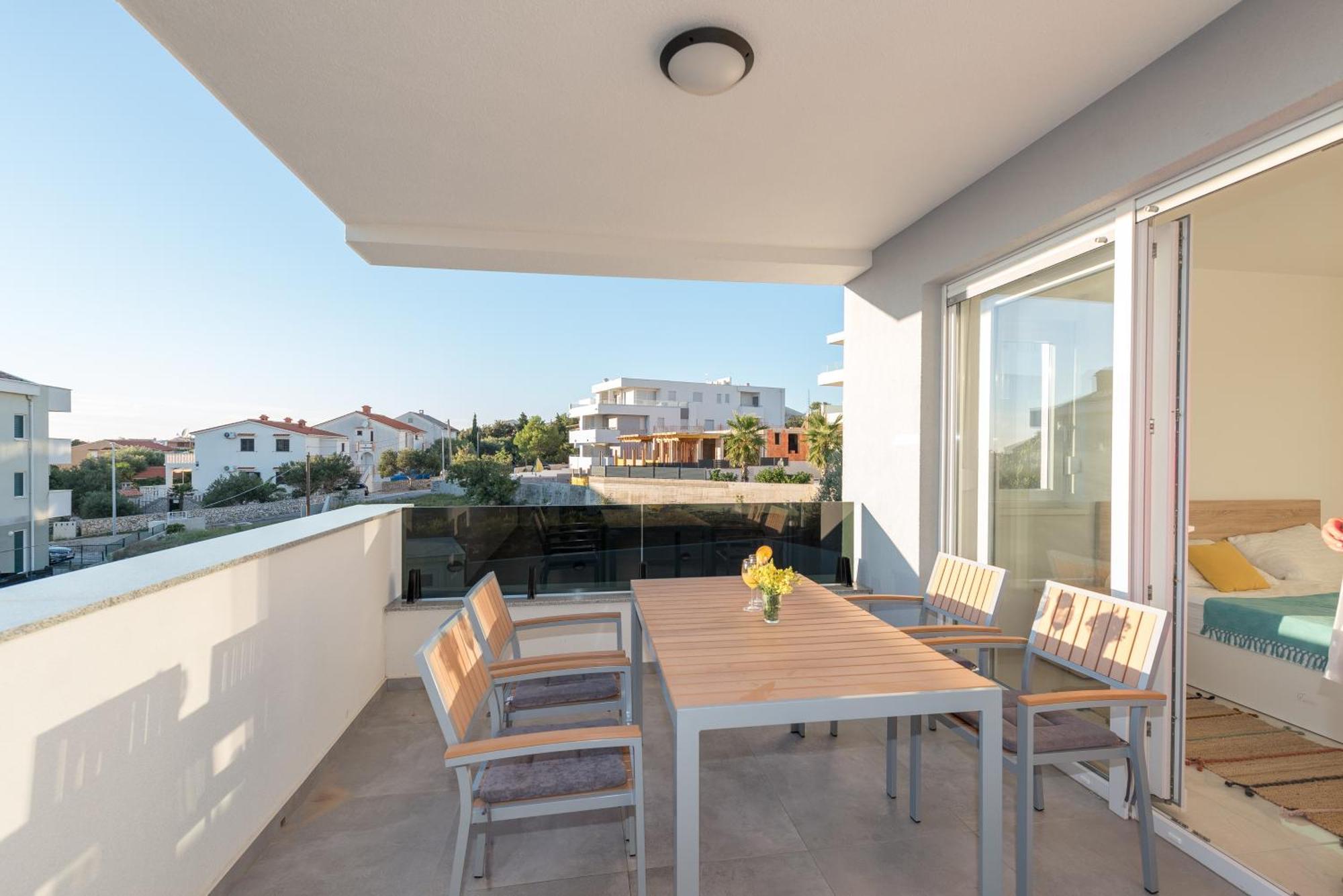 Villa Lena Luxury Apartments Novalja Oda fotoğraf